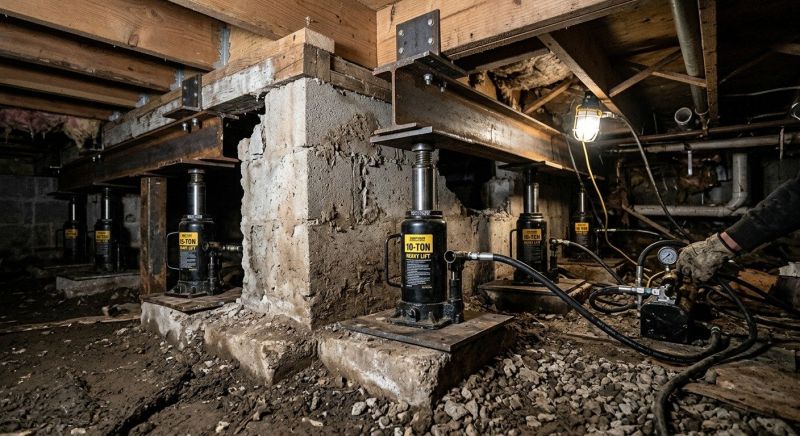 Foundation Lifting in Columbus, OH